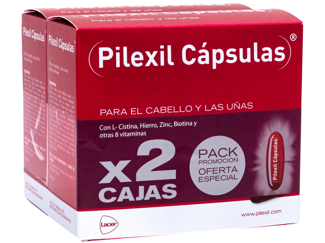 Lacer Pilexil Anticaída Duplo 2 X 100 Cápsulas LACER