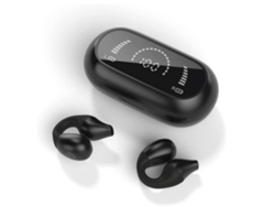 Auriculares Sin Oído Abierto Conducción Ósea Horas Incorporadas YEMAESRE Bluetooth Impermeable Negro