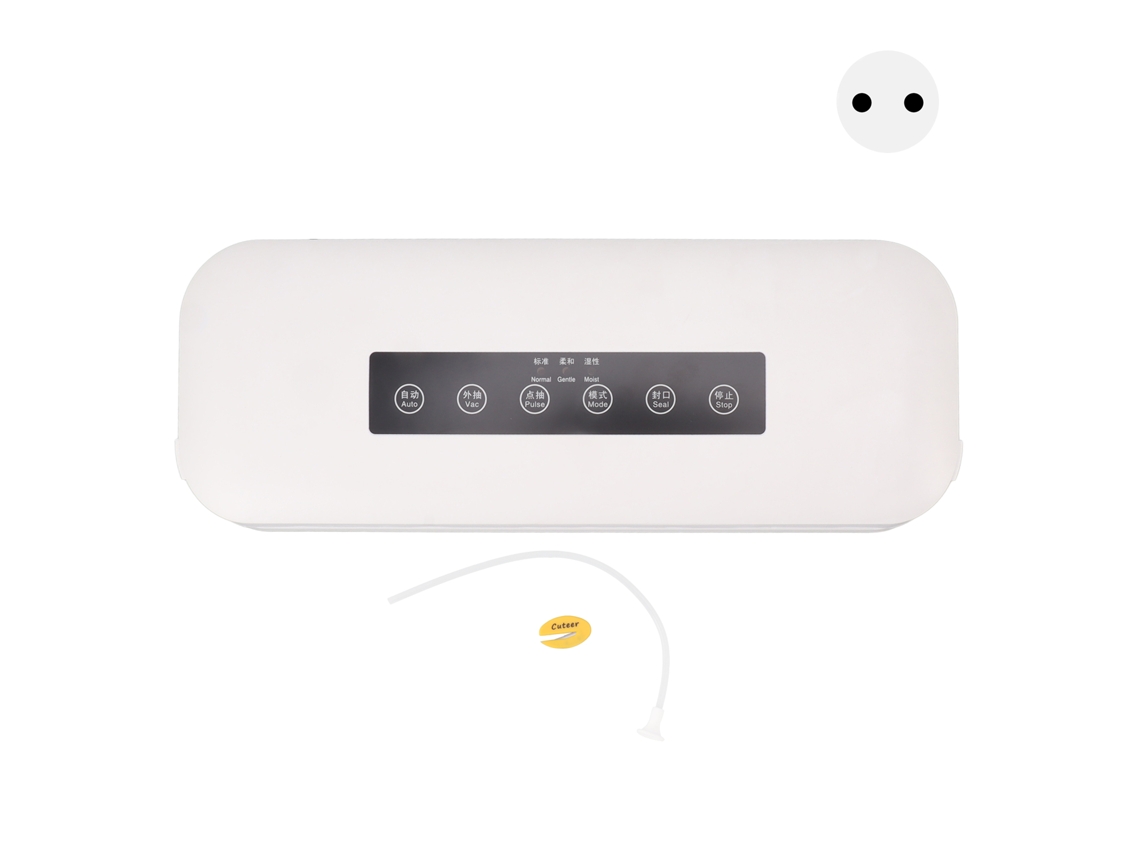 MEOIRUERY Selladora de Vacío Pequeña para Uso Húmedo y Seco, Máquina de Sellado al Vacío para Cocina con Función de Limpieza, Plástico para Alimentos