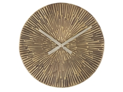 Reloj De Pared Opis Redondo Cm Ø 50x3,5 Unico / Bronce
