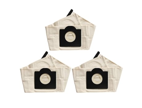 3 uds lavables para Karcher Wd3 bolsas de polvo bolsas de aspiradora de tela