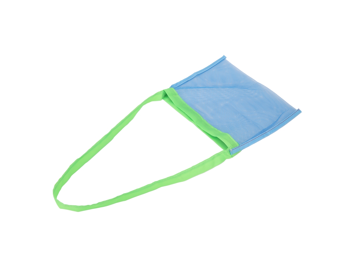 Bolsa De Praia De Malha Para Crianças Com Grande Capacidade Para Colecionar Conchas E Brinquedos De Areia