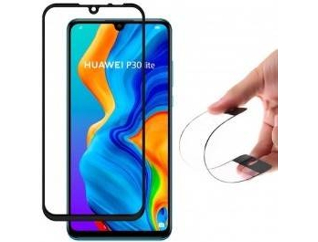 Protector de Pantalla Huawei P30 Lite LMOBILE Full Cover Negro