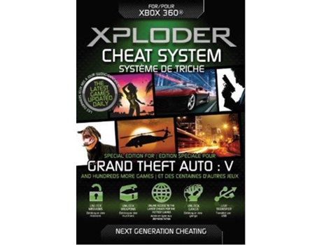 Sistema de trucos Xploder: Edición especial de Gta V /X360