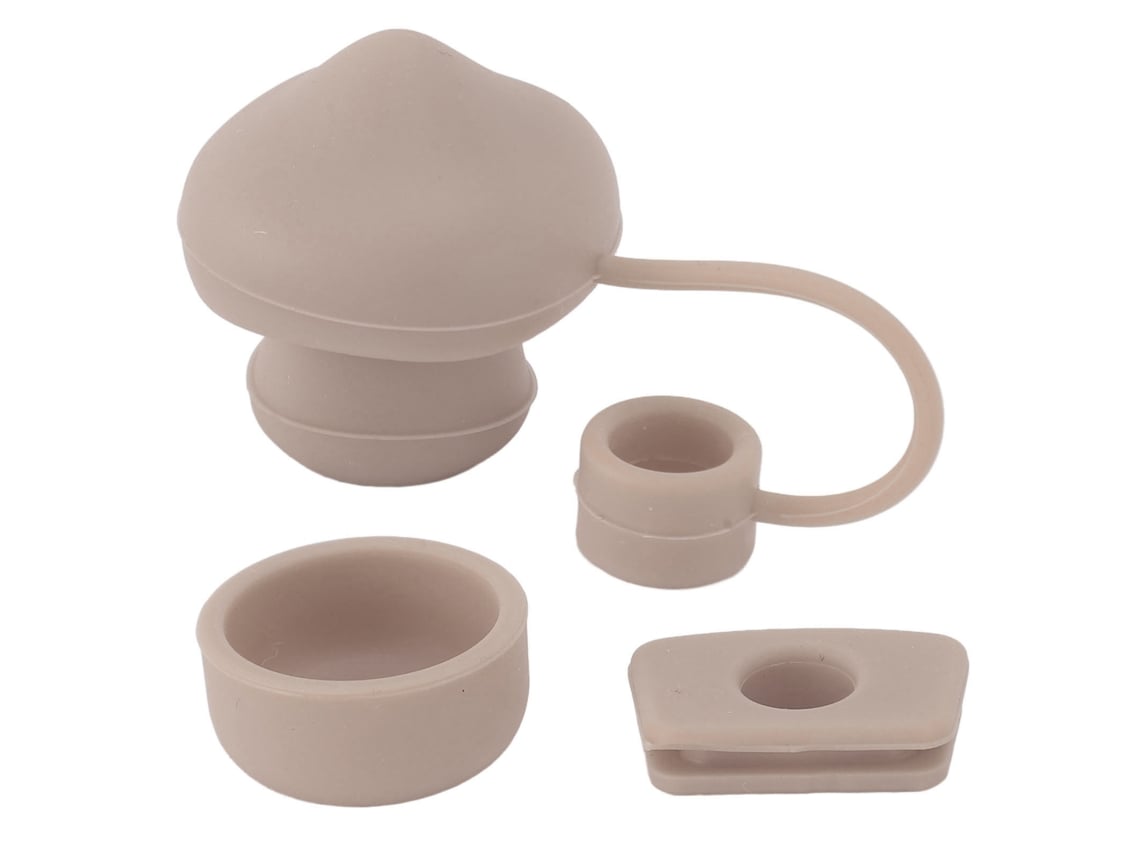 Conjunto De Tapones Para Pajillas De Silicona: Antipolvo, Antifugas Y Reutilizables