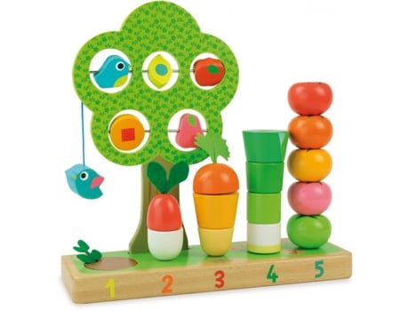 Juego Didáctico VILAC (Madera - Verde - 28,4 x 27,6 x 9,8 cm)