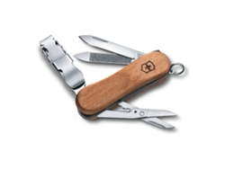 Canivete Swiss VICTORINOX Nail Clip 580 Wood Swiss Army Knife 6 Funciones Con Nail Clipper