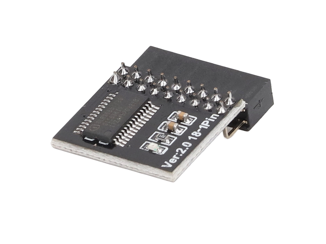 Módulo de seguridad TPM2.0 de 18 pines con tarjeta LPC para placa base Asrock, actualización de Windows 11.