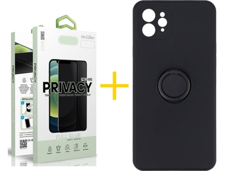 Carcasa + Protector de Pantalla para iPhone 12 Pro Max SKYHE Negro