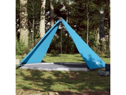 Tienda De Campaña Familiar Tipi 8 Personas Impermeable Azul