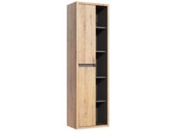 Armario Alto FURNLUX Devon (Beige, Madera Contrachapada - 50X33X170 Cm)