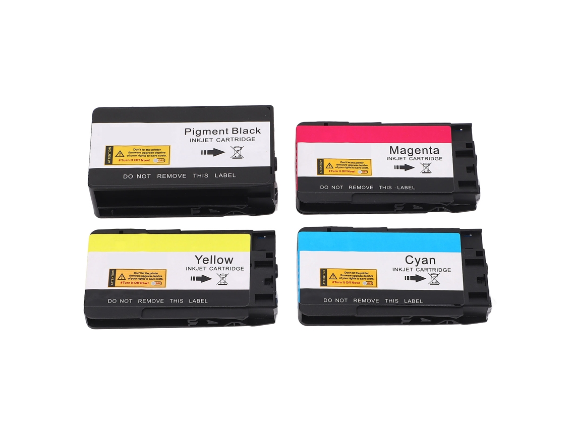 Paquete Combinado De Cartuchos De Tinta 950xl Y 951xl Para Pro 8100, 8600, 8610, 8620, 251dw Y 271dw: Negro, Cian, Magenta Y Amarillo.