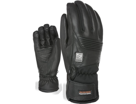 Guantes para Hombre LEVEL Lavas Bomber Negro para Esquí (S - M)
