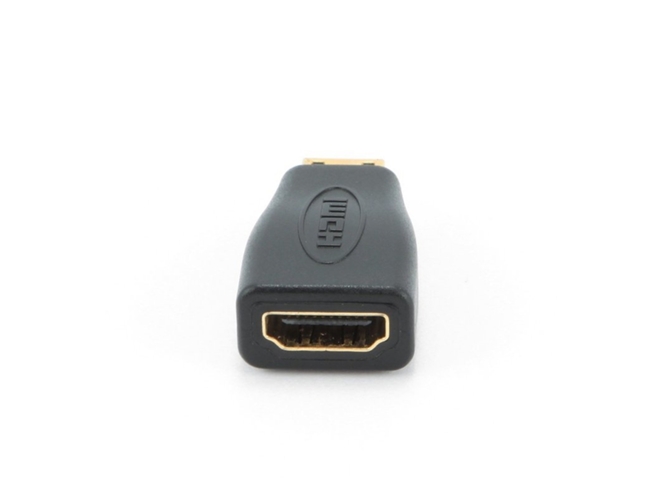 Adaptador HDMI IGGUAL IGG312988 HDMI(M) HDMI(H) mini Negro