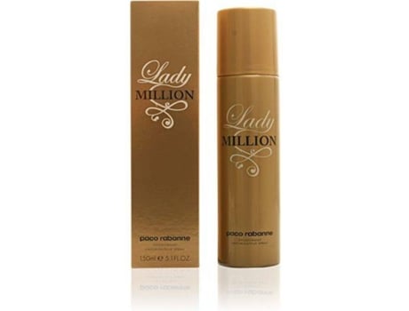 Desodorante PACO RABANNE Lady Million Spray (150ml)