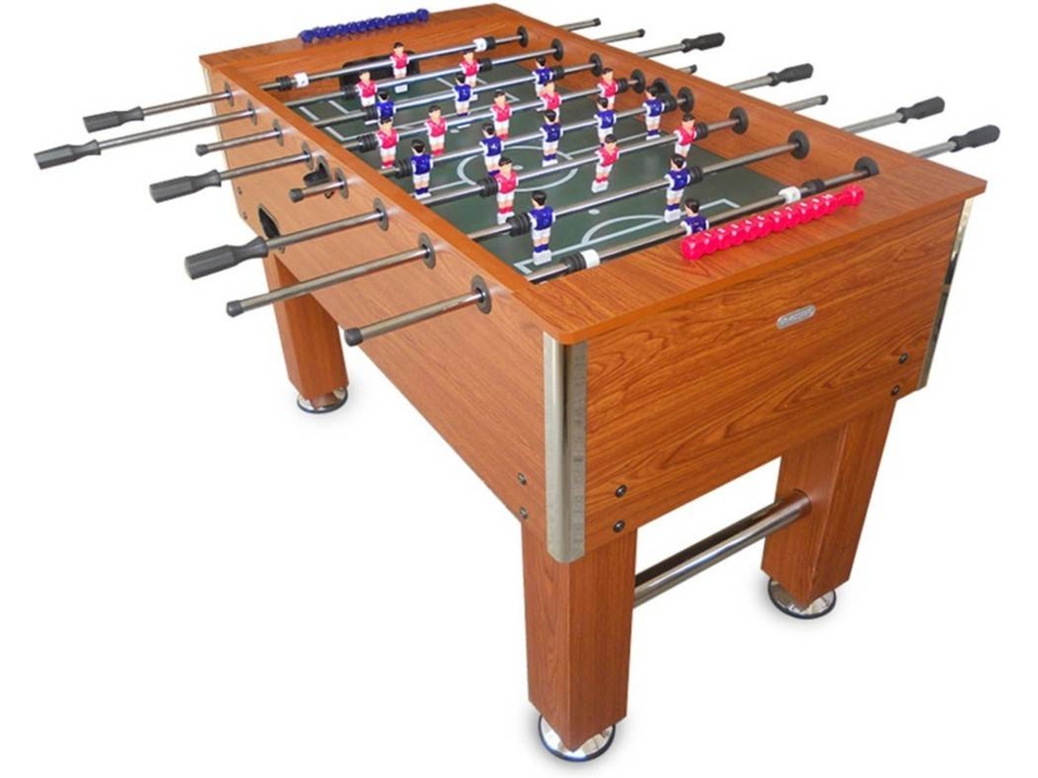 DEVESSPORT Futbolín de Madera Semi‑Profesional Gran Tamaño 22 Jugadores Clásicos