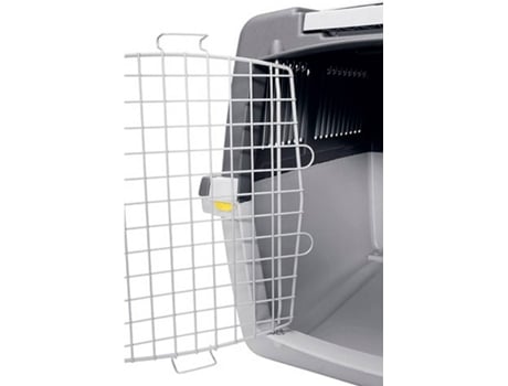 Transportín de Aviones para Perros TRIXIE Gulliver (Gris - 102x72x76cm - Metal - Hasta: 50 Kg - L - Porte Grande)