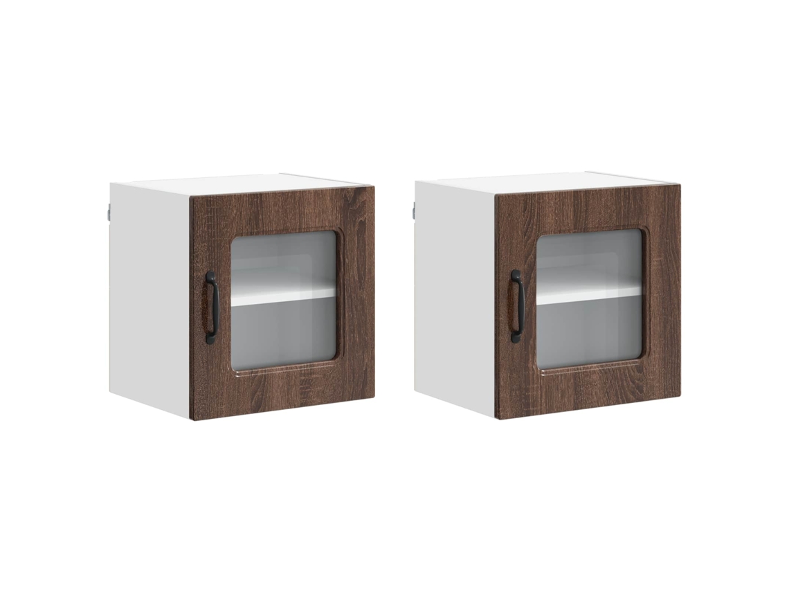 Maison Exclusive - Mueble De Cocina Kalmar 2 Pcs Roble Marrón 40 X 31 X 40 Cm
