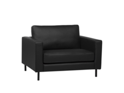 Sillón BELIANI Savalen de Piel Negro 117x91x87