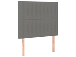 Maison Exclusive - Cabecero De Tela Gris Oscuro 90x5x118/128 Cm