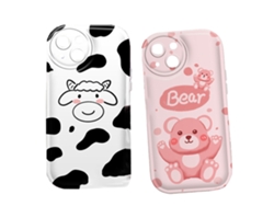 2 Fundas Para Móvil Tpu Con Diseño De Animales De Dibujos Animados, Funda Con Air Cushion Compatible Con Iphone 14 Plus