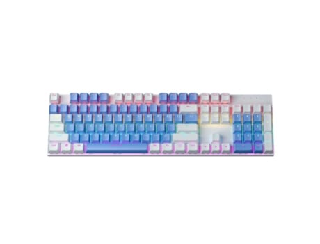 Teclado Gaming NANA KY300 RGB (Mecánico - Portugués - Azul)