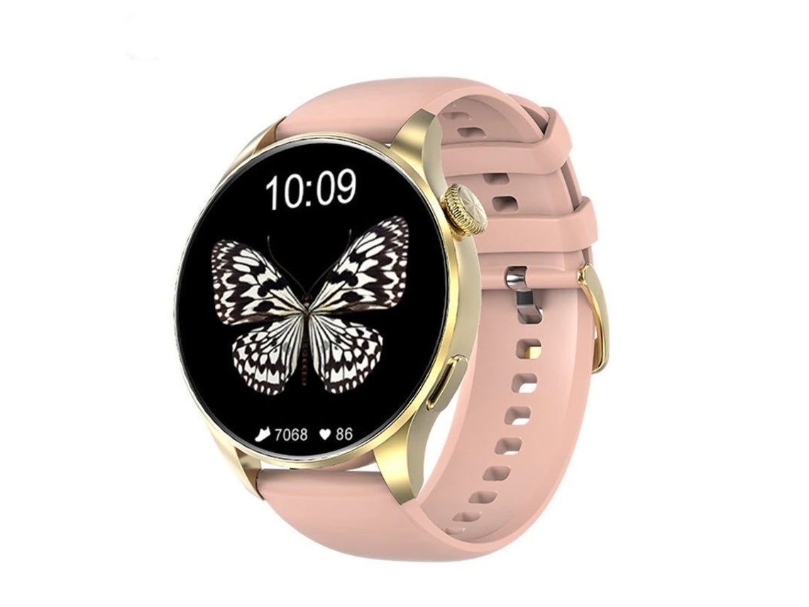 Reloj inteligente Mdug (correa de silicona dorada)
