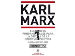 Libro Elementos Fundamentales Para La Crítica De La Economía Política. Vol. 1 de Karl Marx (Español)