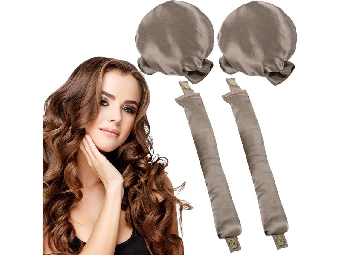 4 Rizadores De Pelo De Alambre Sin Calor Con Red Para El Cabello, Herramientas Para Peinar El Cabello (champagne)
