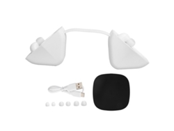 Fones De Ouvido Bluetooth Sem Fio Com Redução De Ruído E Controle Por Toque Branco