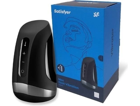 Masturbador para hombre SATISFYER Men Heat Vibration con Cargador Usb
