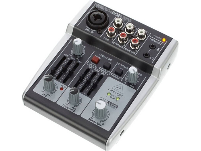Mesa de mezclas BEHRINGER Xenyx 302usb (Canales: 2 - USB)
