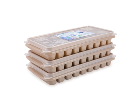 Pack de 3 Cajas de Huevos PLASCTIC FORTE (XL - Marrón)