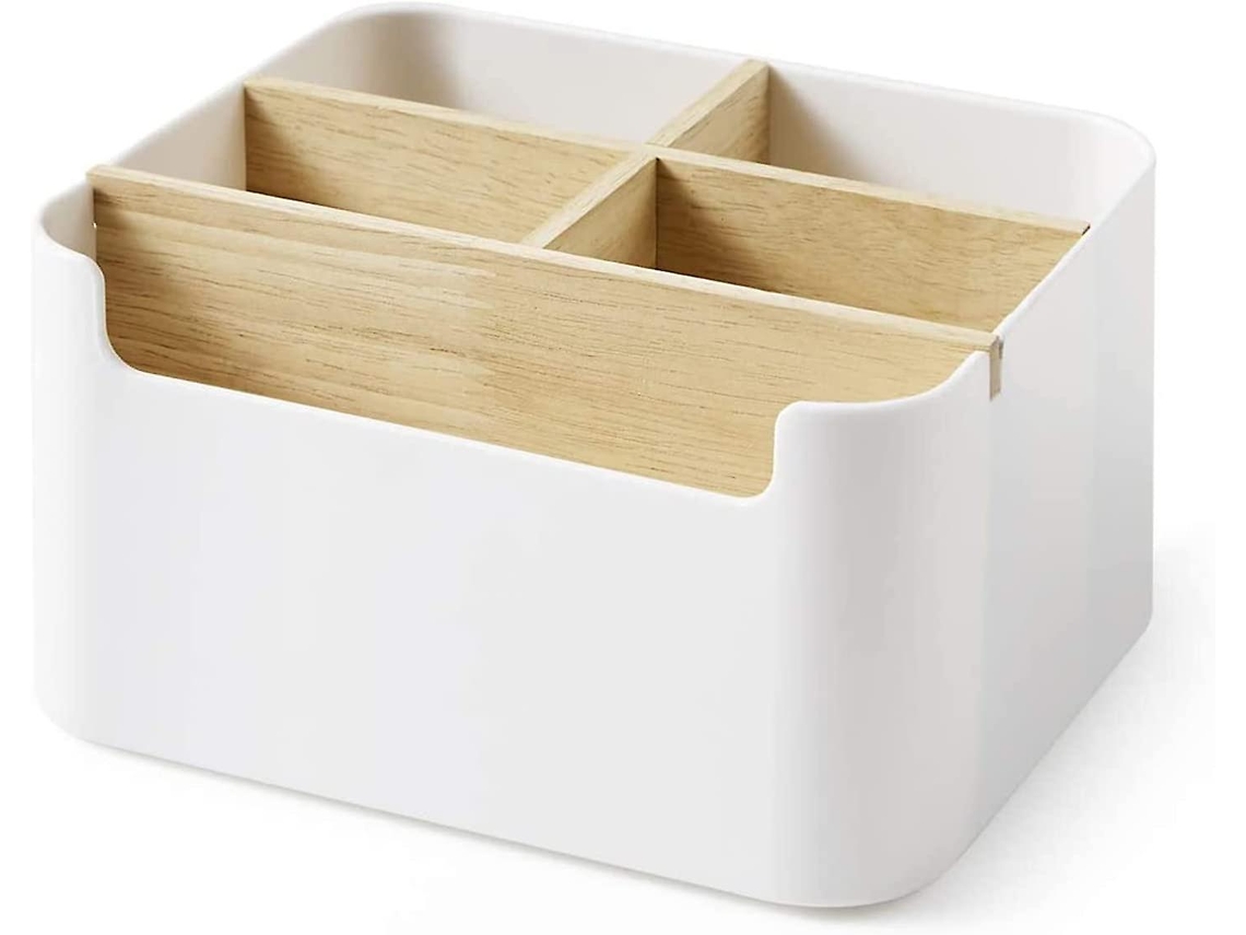 Organizador de control remoto con 5 compartimentos