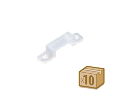 10X Grapas 13mm Silicona Para Tira Led LEDBOX