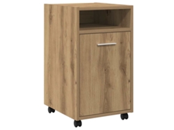 Maison Exclusive - Armario Ruedas Contrachapada Roble Artisan 33x38x60 Cm