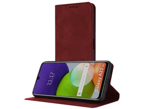 Carcasa Samsung Galaxy A22 4G / M22 TUMUNDOSMARTPHONE Libro Rojo