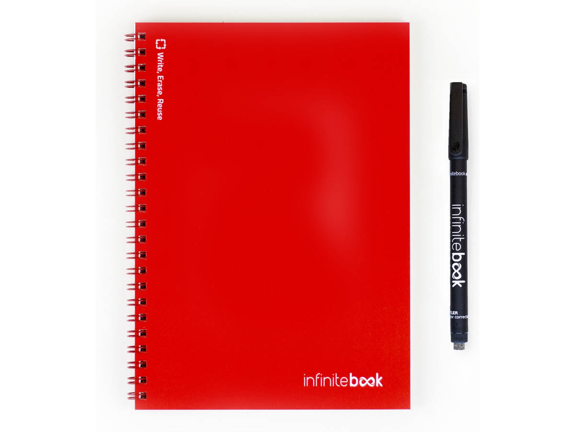 INFINITEBOOK A5 Rojo Con Marcador (15 Hojas)