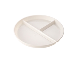 Plato de control de porciones, plástico reutilizable con 3 compartimentos NEVEANCE
