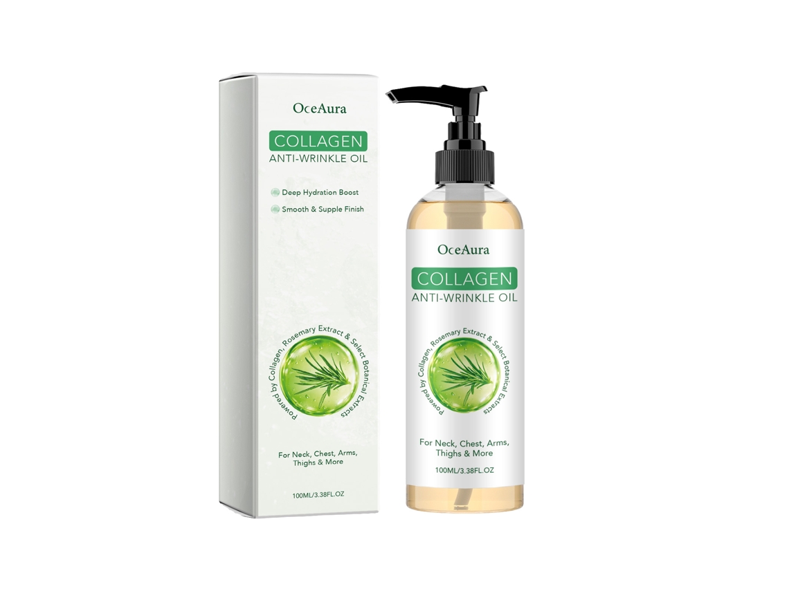 Aceite corporal hidratante de colágeno para mejorar la elasticidad