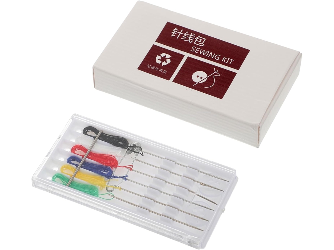 Juegos De Agujas Desechables Para Coser, Hilos De Colores, Kit Práctico