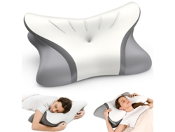 Almohada Cervical, Almohada Ergonómica Para Dormir De Lado, Almohadas De Espuma Viscoelástica Contorneadas Para Soporte Cervical.