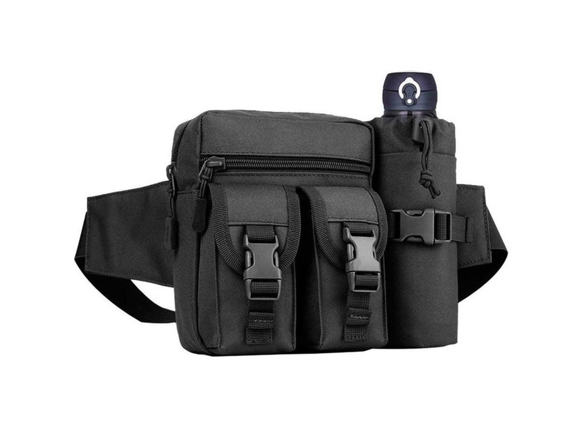 2026-bolsa De Cintura Con Porta Botellas Impermeable Resistente Al Desgaste Para Senderismo Caminata Ciclismo Camping Viajes