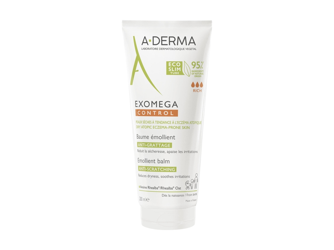 Bálsamo Corporal A-DERMA Exomega Control Bálsamo Emoliente Anti-Irritação (200 ml)