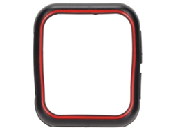 Funda protectora de TPU suave para Oppo Watch 2 de 46 mm, resistente a arañazos, color negro y rojo