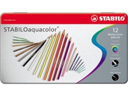 Lápiz de Color STABILO Aquacolor (12 Un - Multicolor)