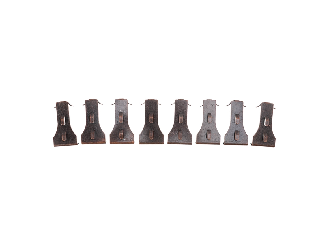 Juego De 8 Ganchos De Acero Para Ladrillos, Aptos Para Ladrillos Estándar De 2 1/4 A 2 3/8 Pulgadas Para Colgar.