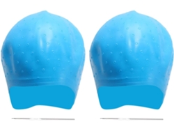 Juego De 2 Gorros De Silicona Reutilizables Para Teñir El Cabello Con