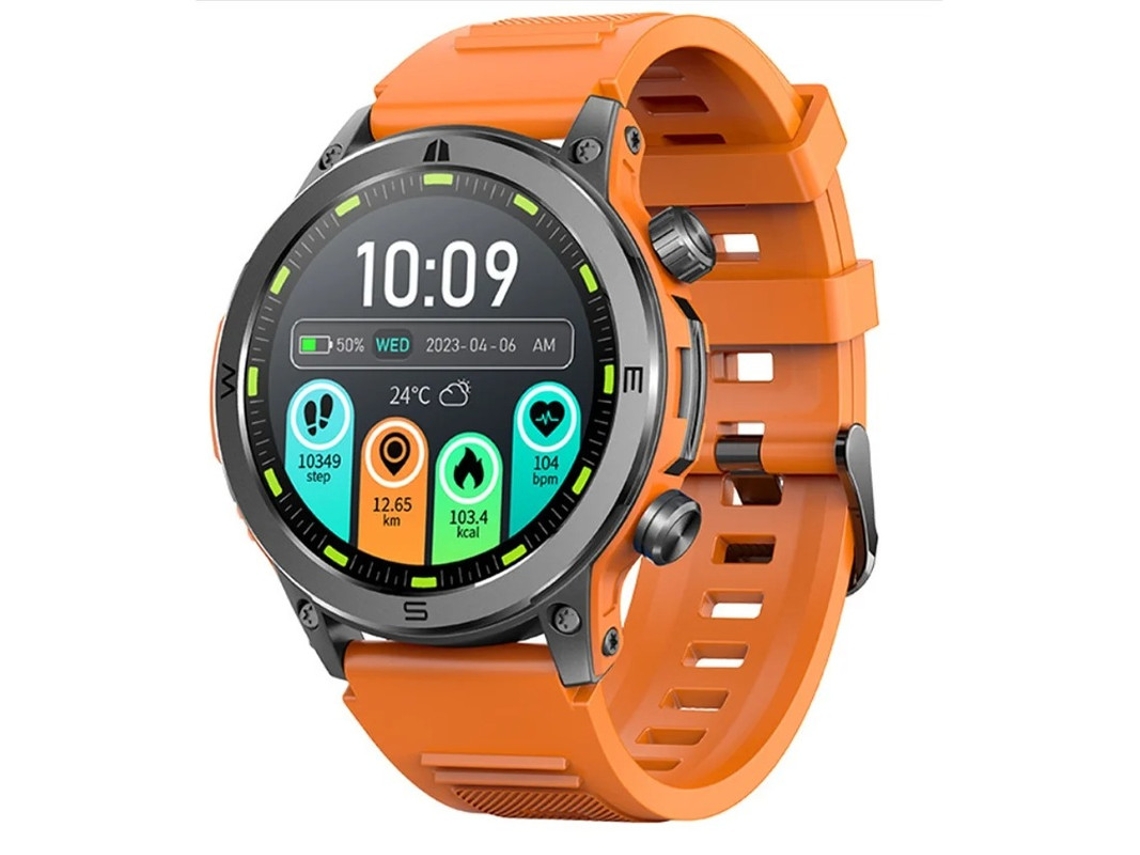 Reloj inteligente con llamadas Bluetooth, monitorización de frecuencia cardíaca, oxígeno en sangre, presión arterial, salud y múltiples modos deportivos Bestvite