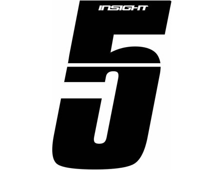 Paquete de Números Insight 5 (Negro - 10 cm)